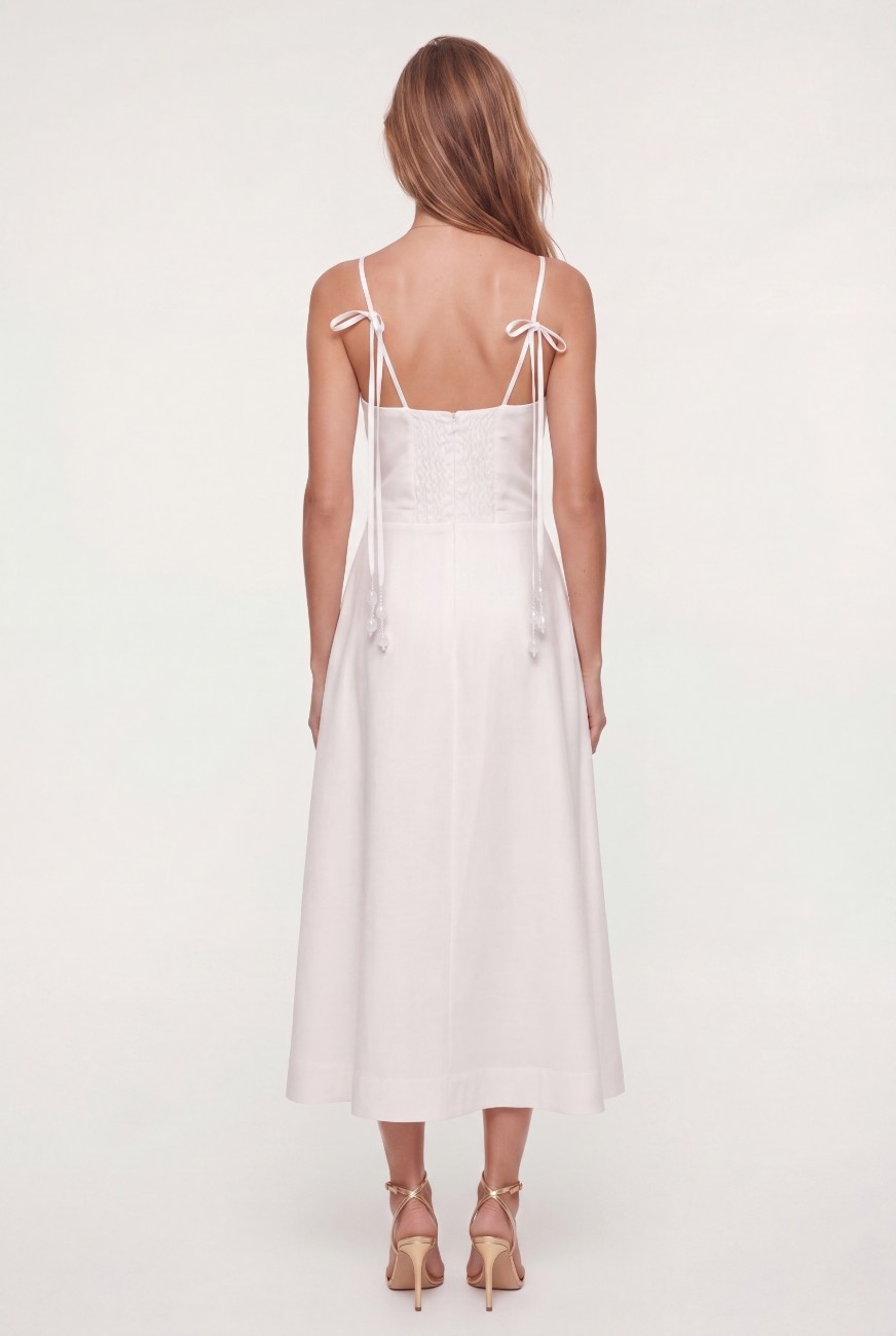 MIDI DRESS WITH STRAPS