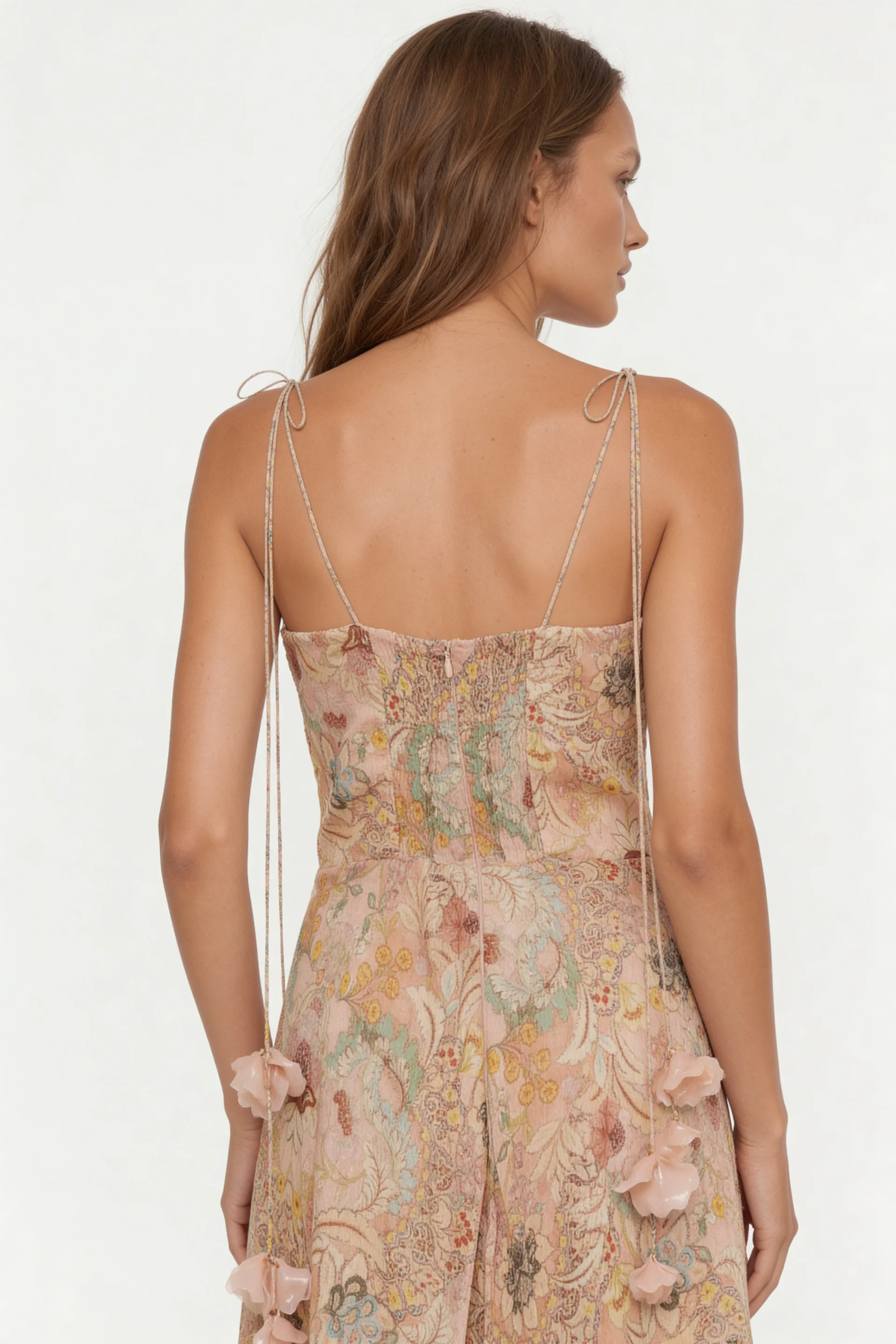 SILK PRINTED DRESS
