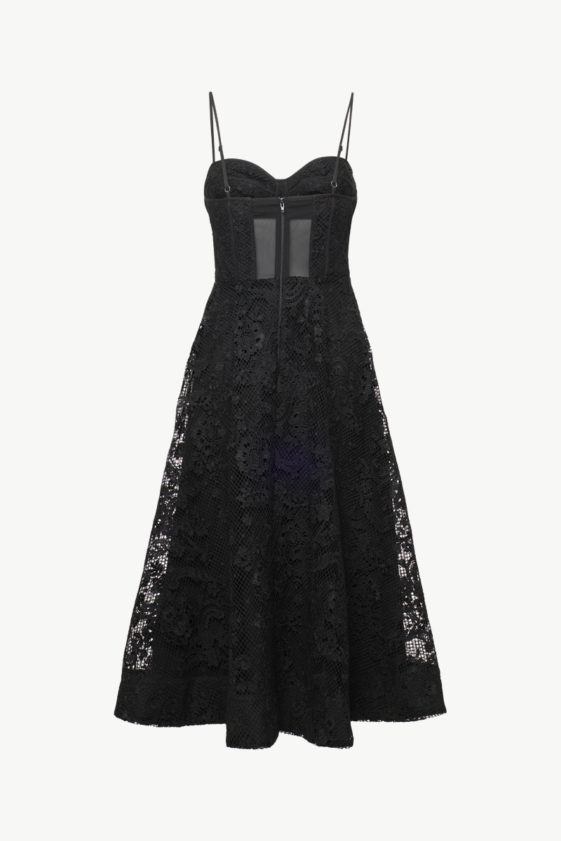 LACE MIDI DRESS LACE MIDI DRESS