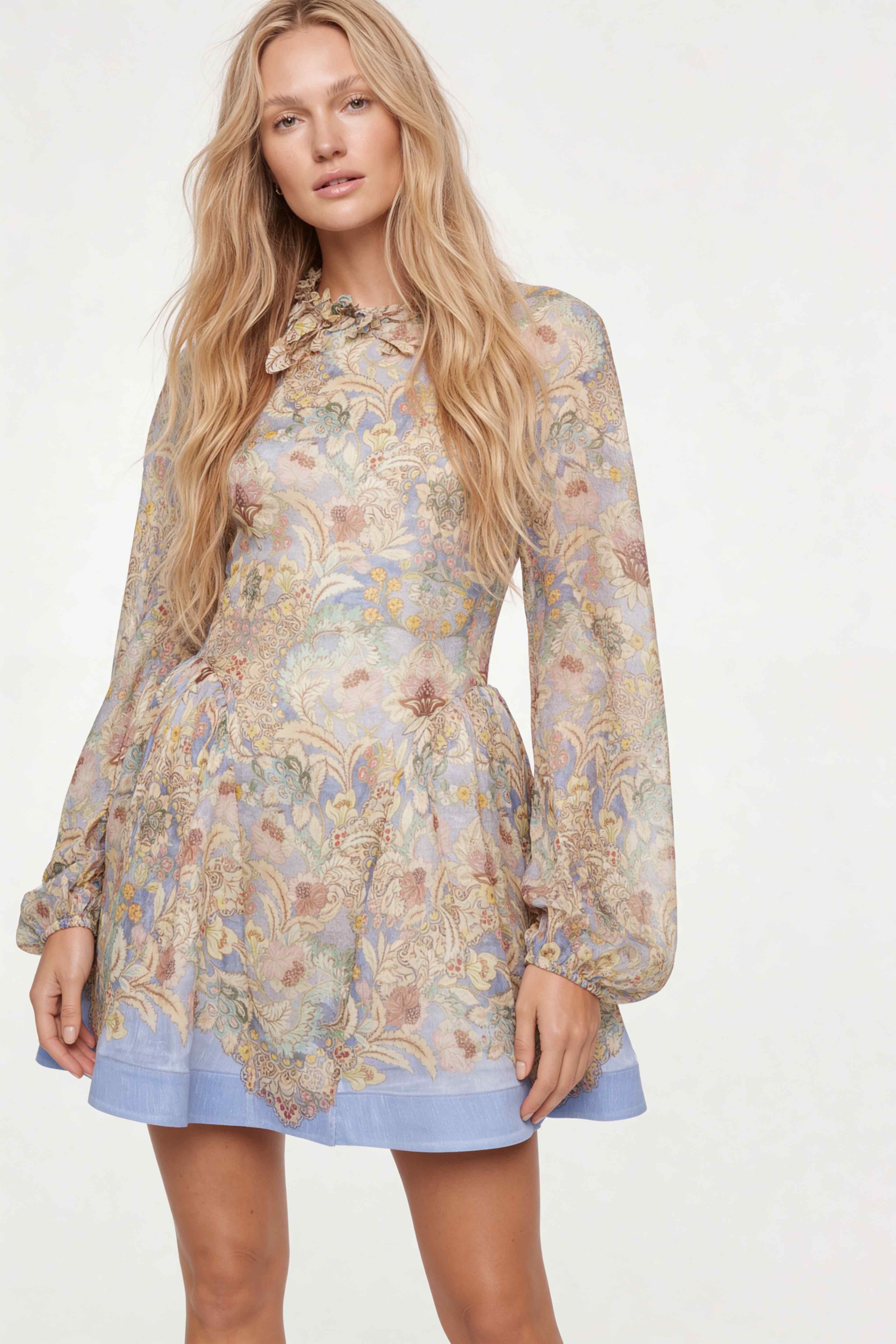 PRINTED MINI DRESS