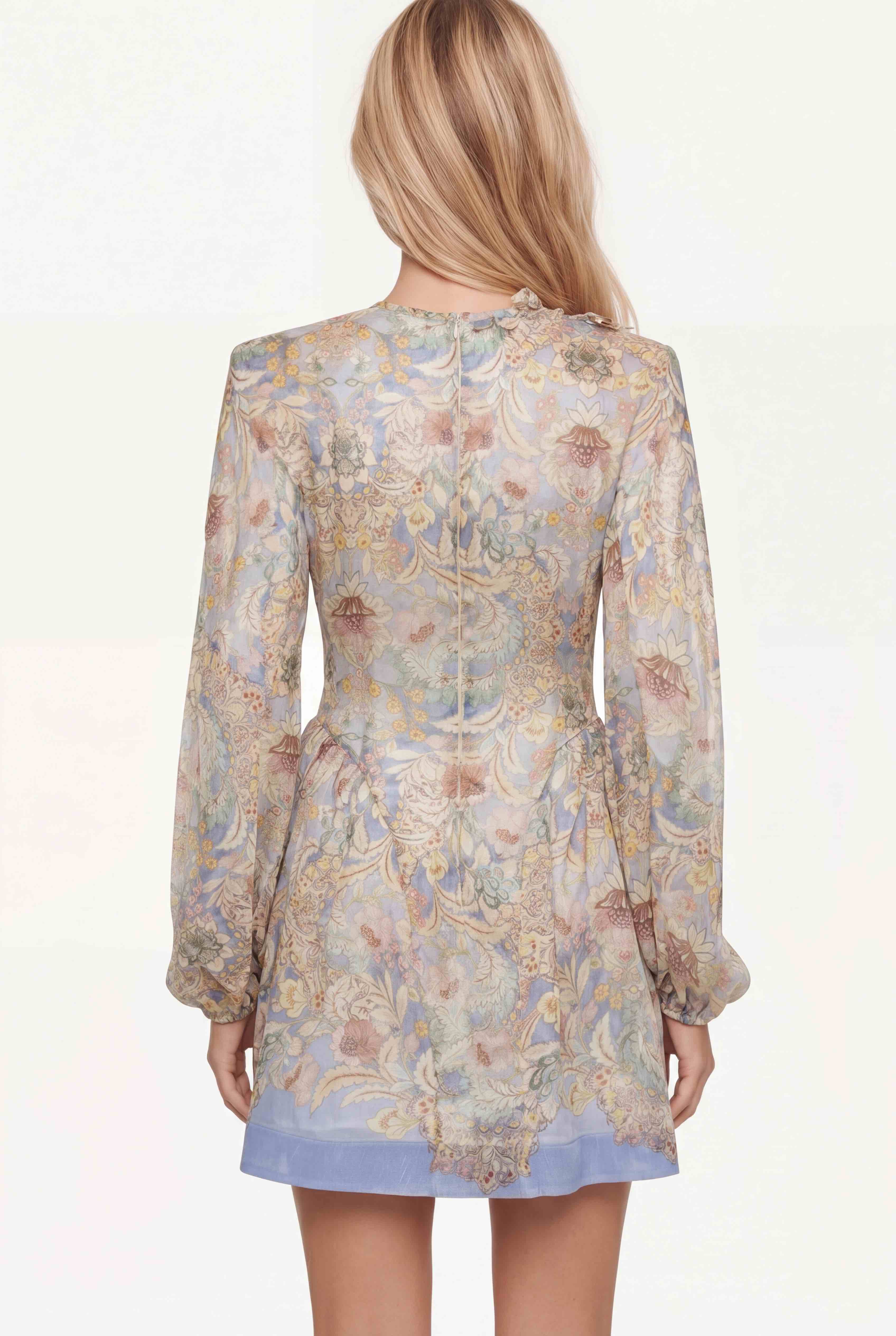 PRINTED MINI DRESS