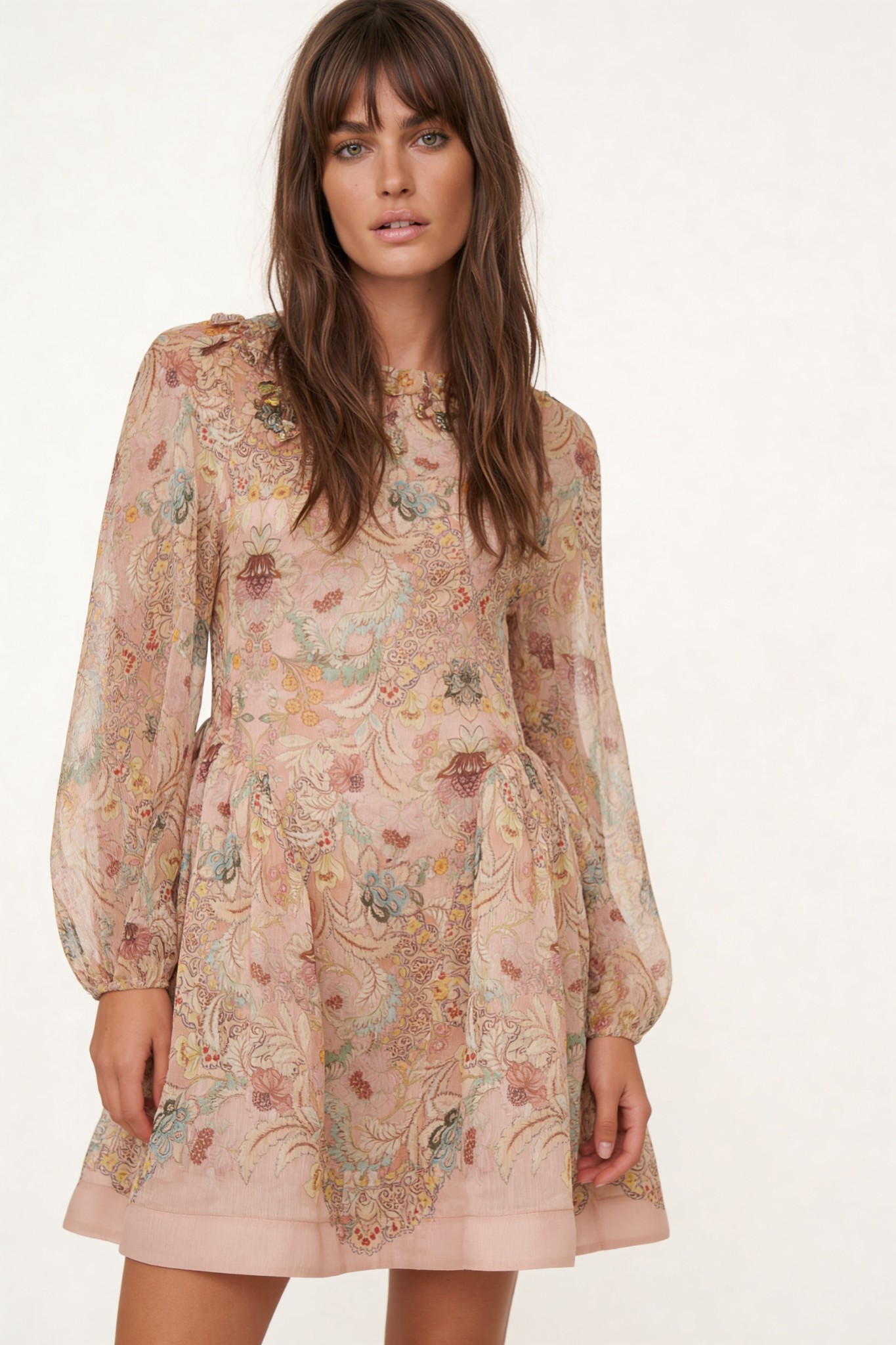 PRINTED MINI DRESS