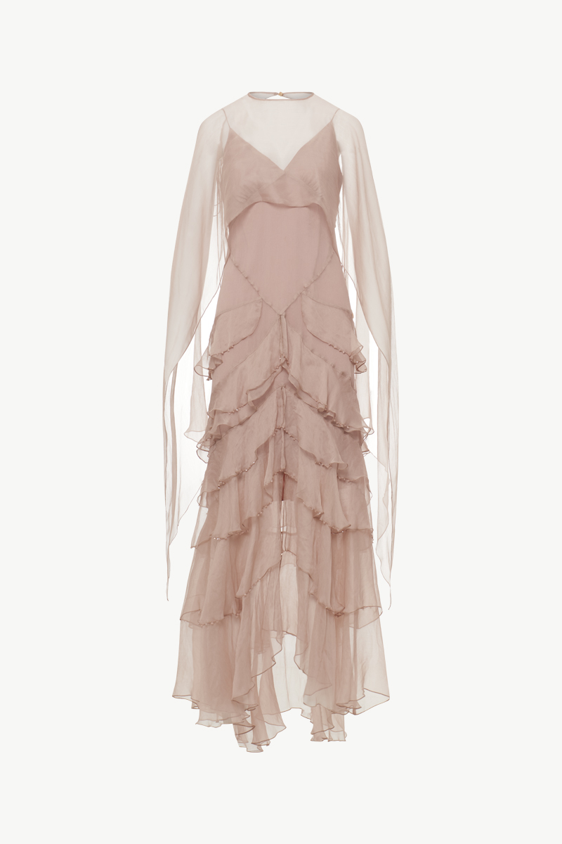 SILK MAXI DRESS