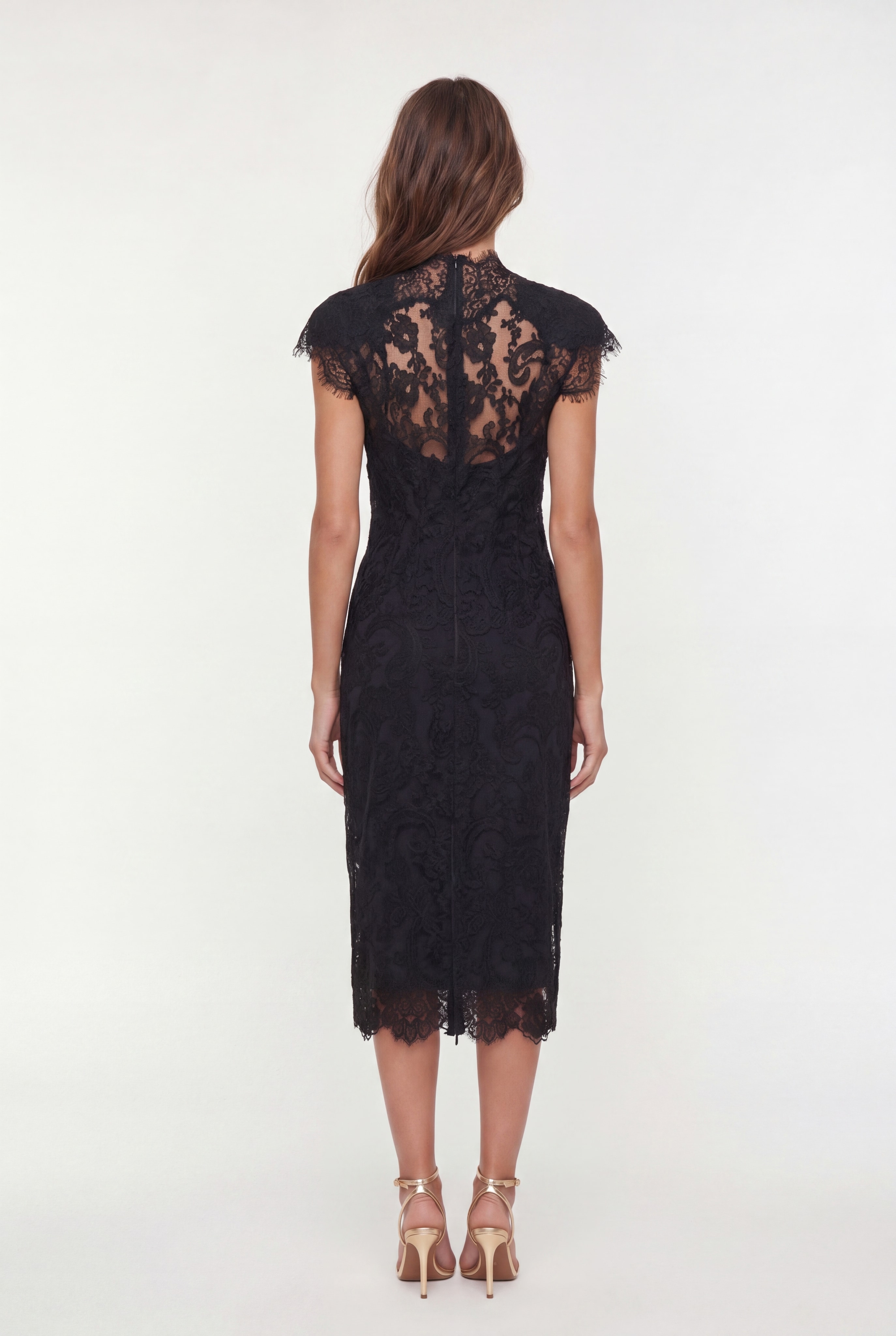 LACE MIDI DRESS - BLACK | Zini Boutique LACE MIDI DRESS - BLACK | Zini Boutique