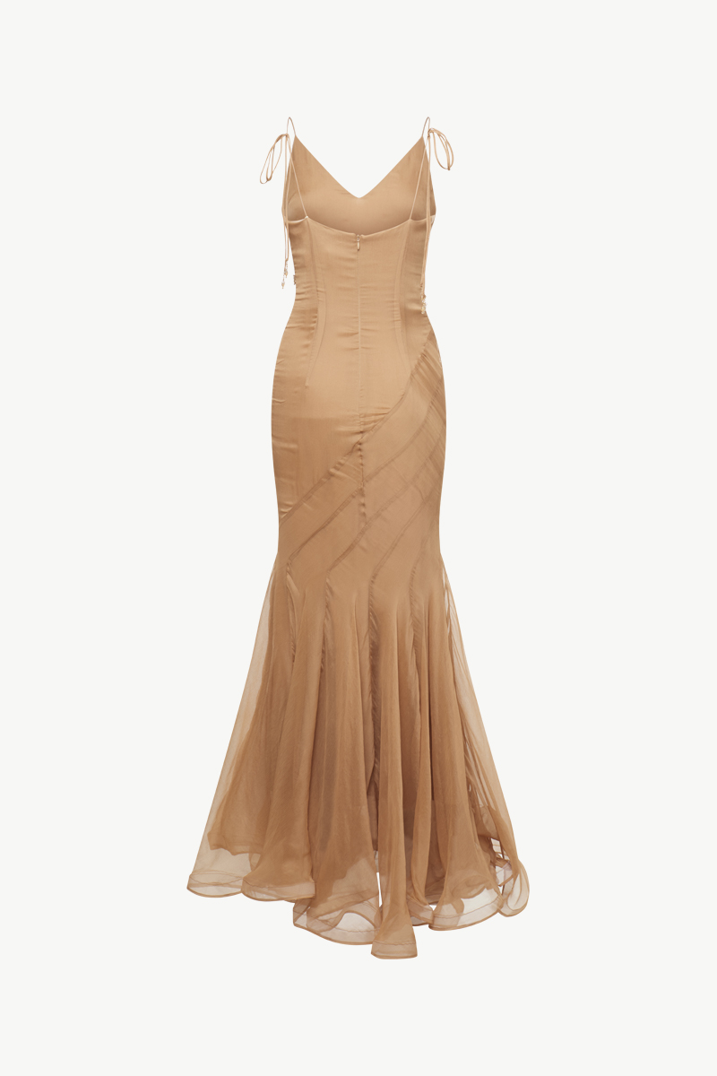 MAXI SILK DRESS MAXI SILK DRESS
