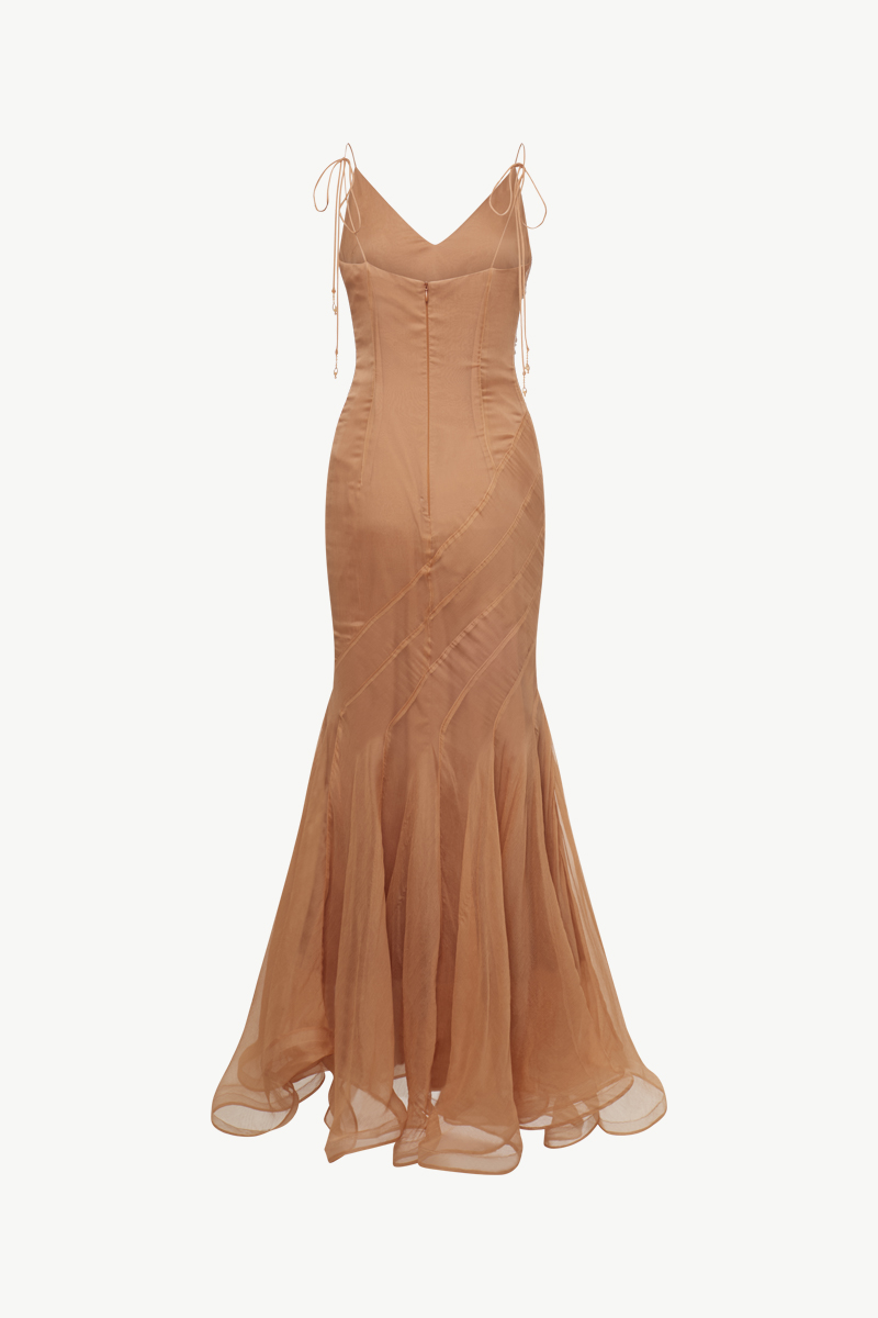 MAXI SILK DRESS MAXI SILK DRESS