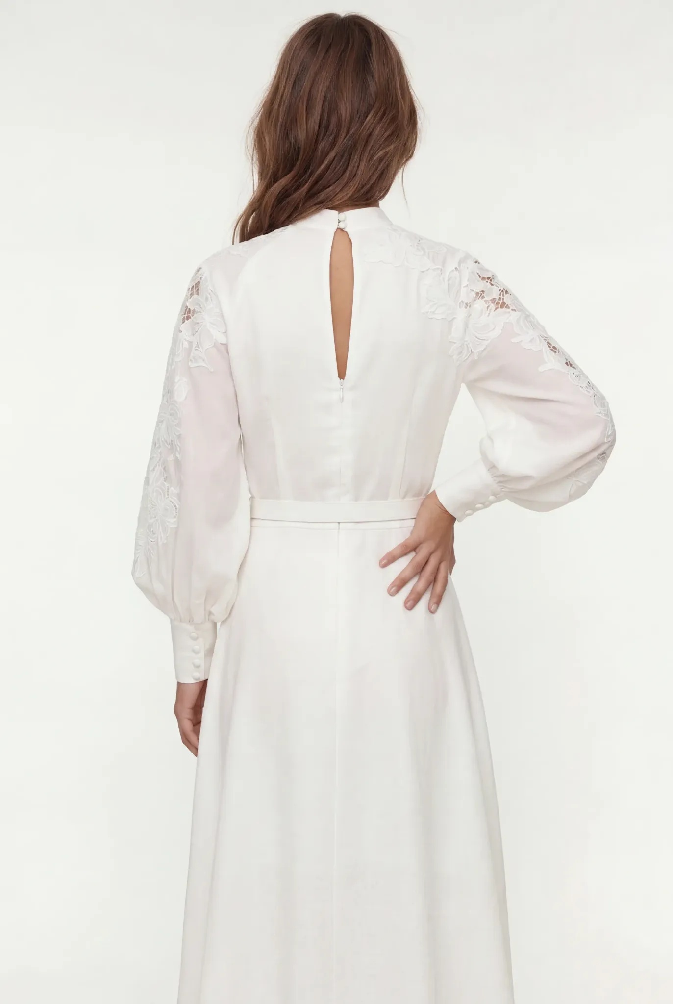 MIDI DRESS WITH BELT