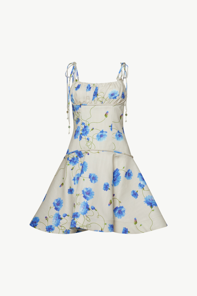 PRINTED MINI DRESS PRINTED MINI DRESS