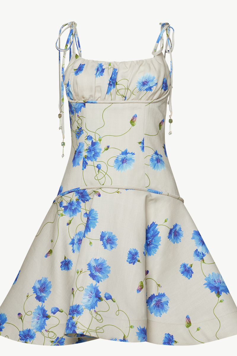 PRINTED MINI DRESS PRINTED MINI DRESS