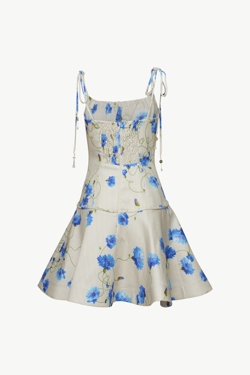 PRINTED MINI DRESS PRINTED MINI DRESS