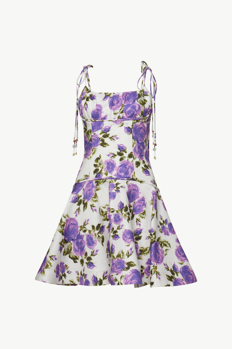 PRINTED MINI DRESS