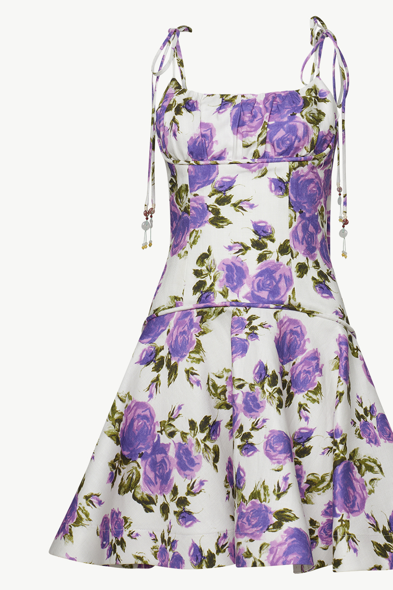PRINTED MINI DRESS