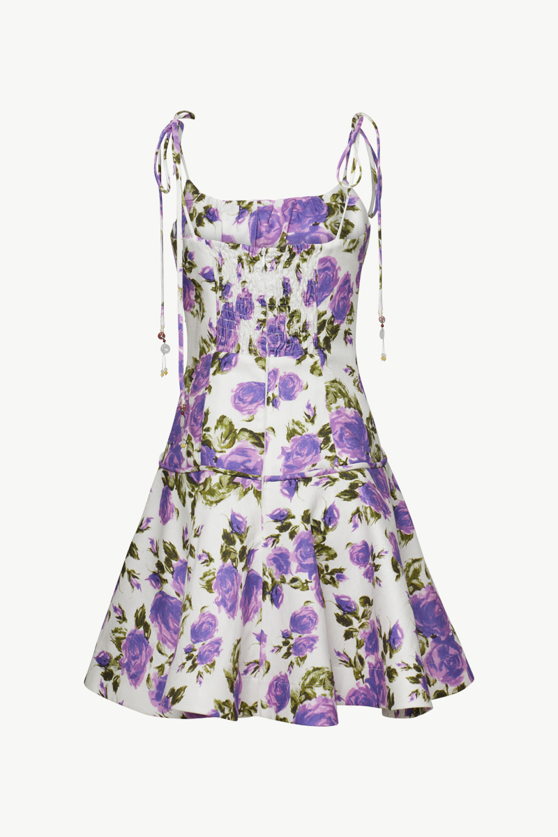PRINTED MINI DRESS