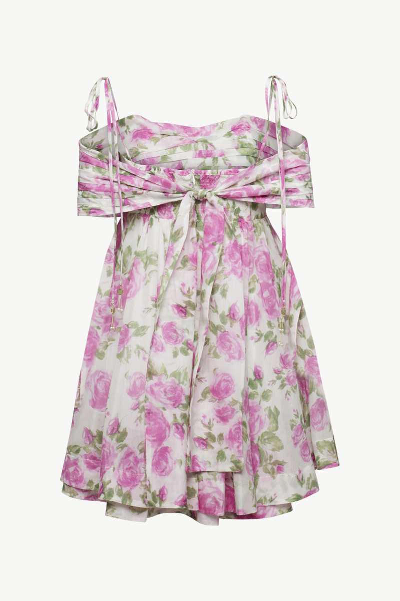 PRINTED MINI DRESS PRINTED MINI DRESS