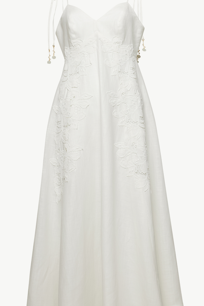 MIDI EMBROIDERED DRESS MIDI EMBROIDERED DRESS