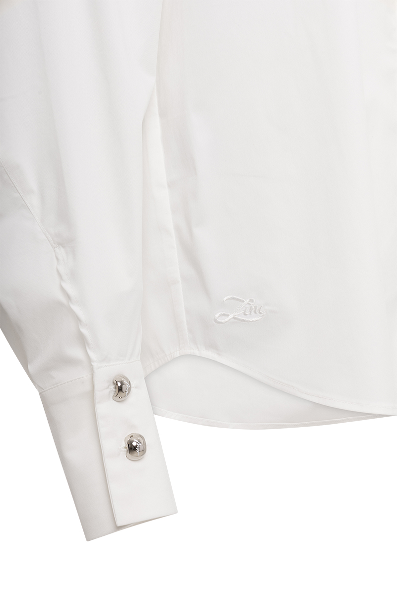 SHIRT WITH SHOULDER PADS