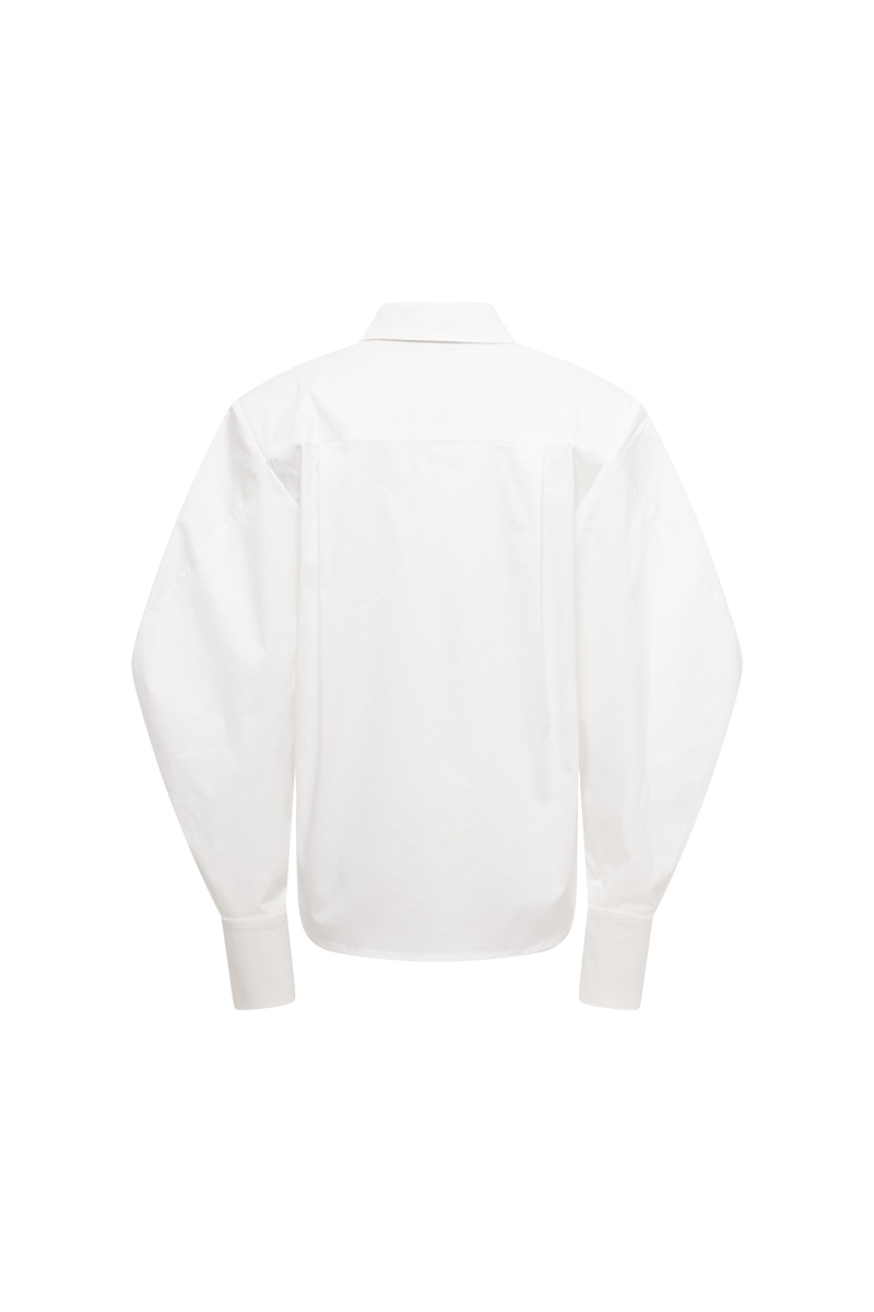 SHIRT WITH SHOULDER PADS