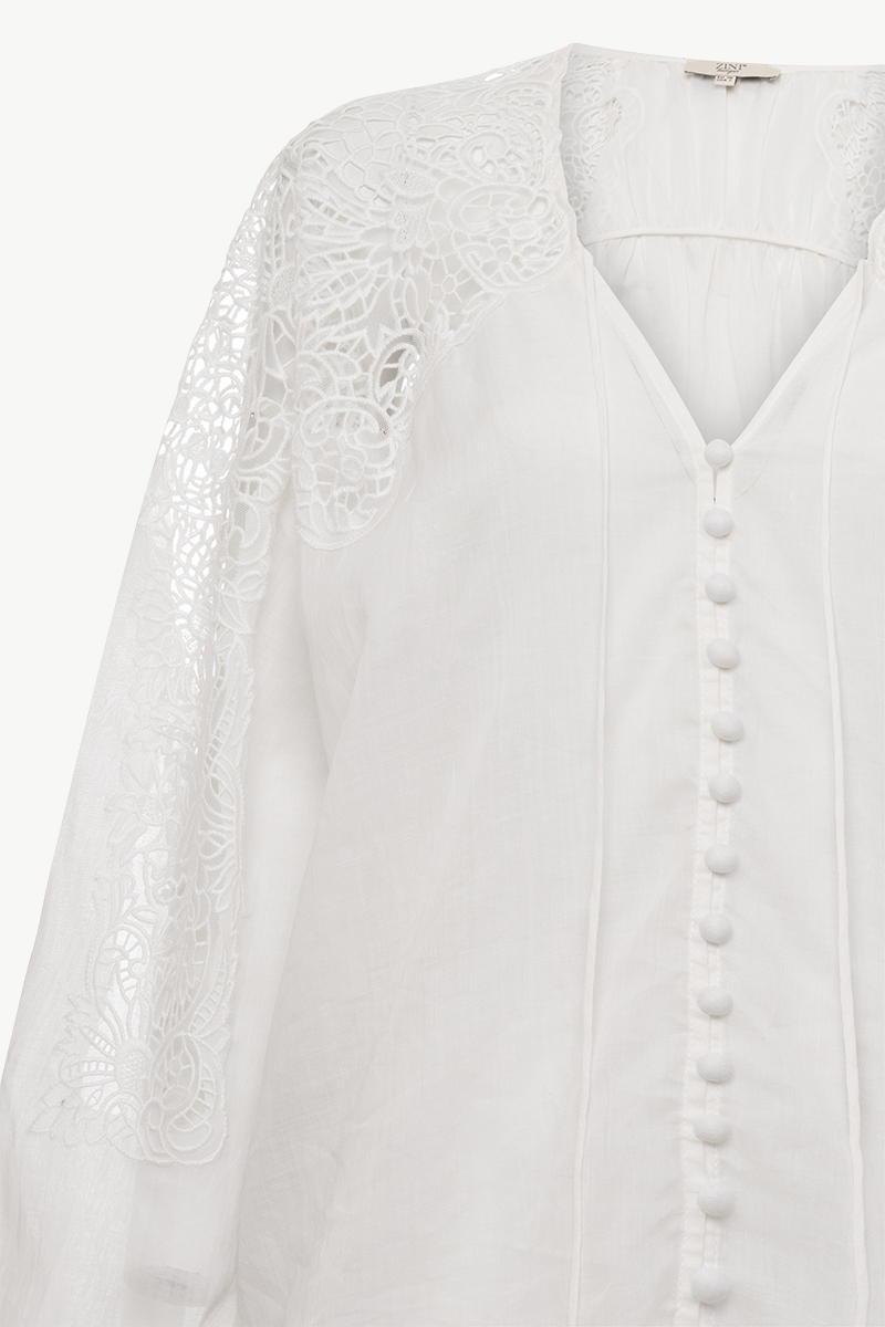 EMBROIDERED LACE SHIRT