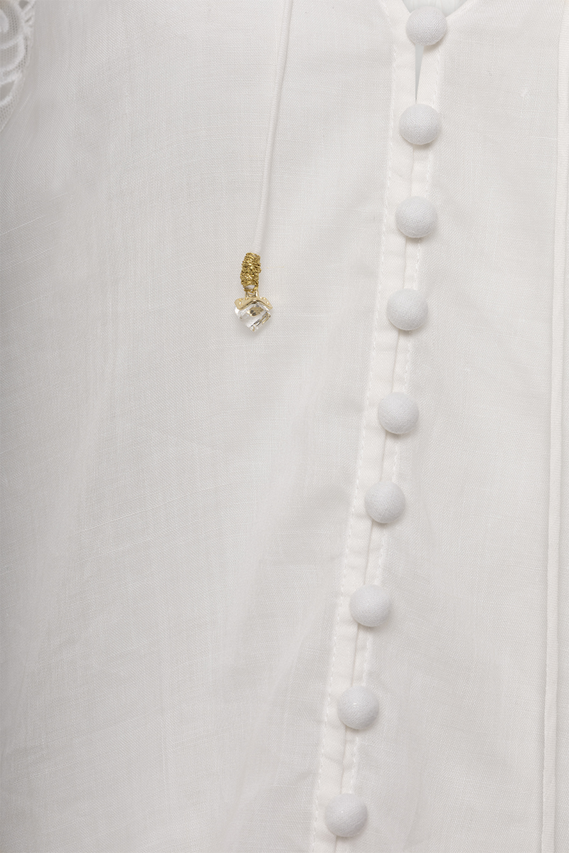 EMBROIDERED LACE SHIRT