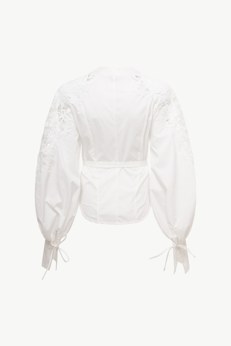 SHIRT WITH LACE DETAIL