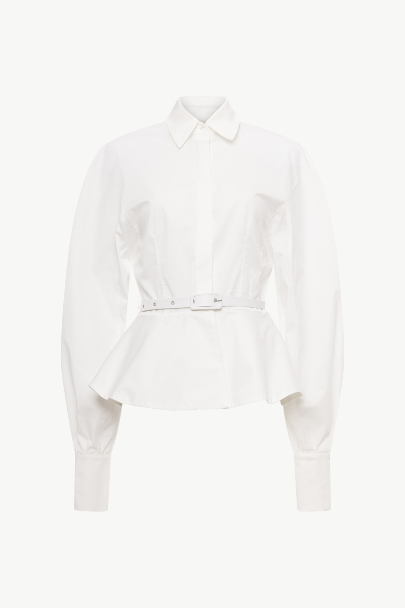 ΠΟΥΚΑΜΙΣΟ PEPLUM ΜΕ ΖΩΝΗ
