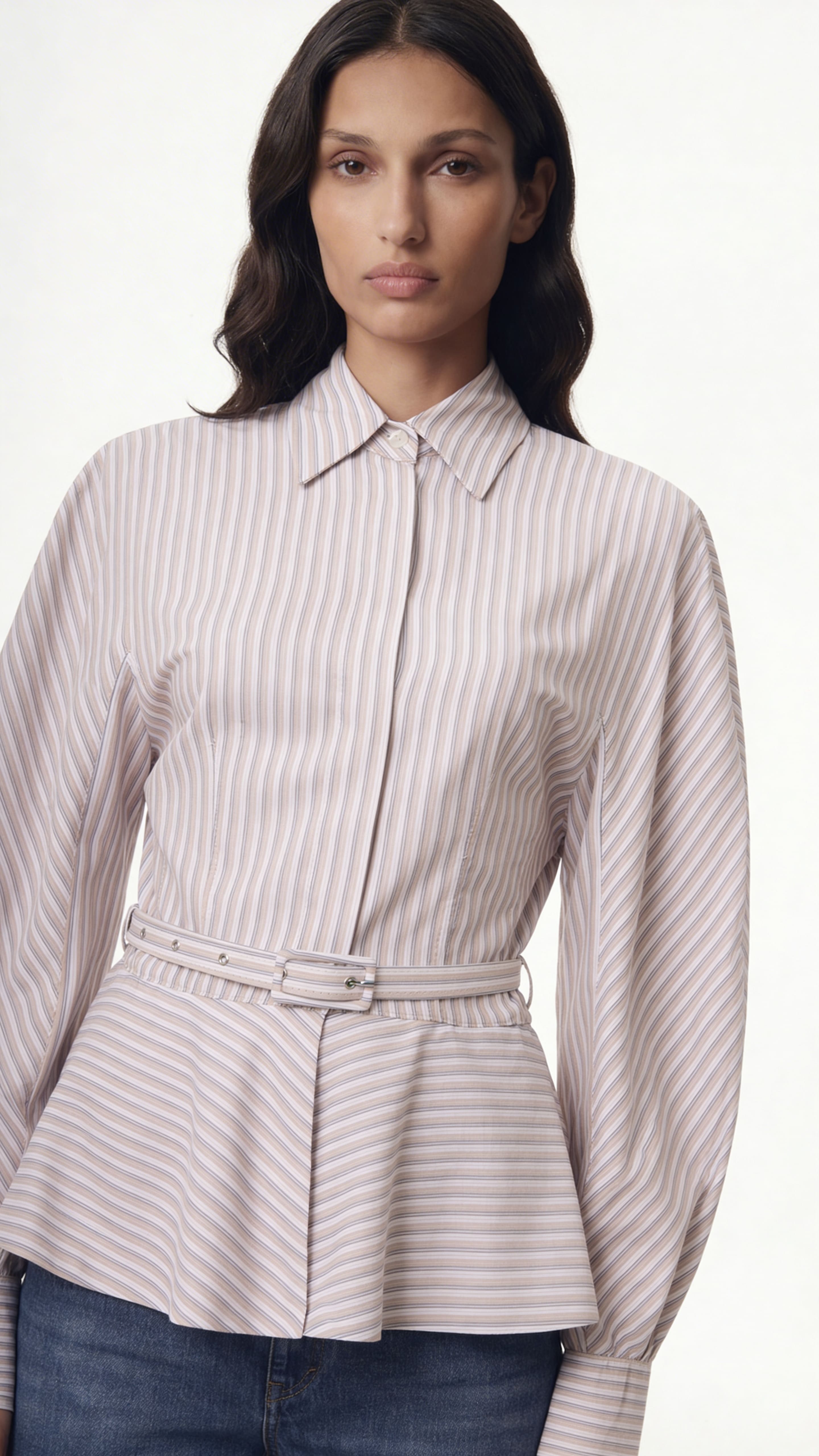 ΡΙΓΕ ΠΟΥΚΑΜΙΣΟ PEPLUM