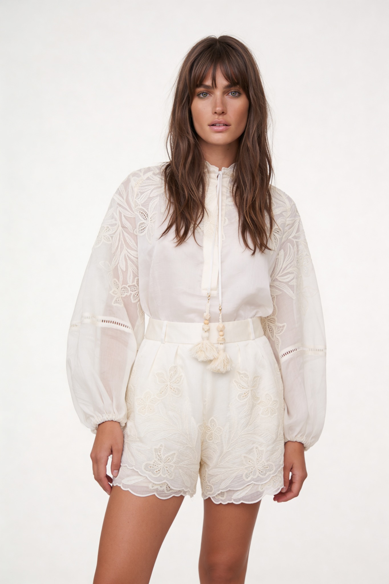 EMBROIDERED SHORTS