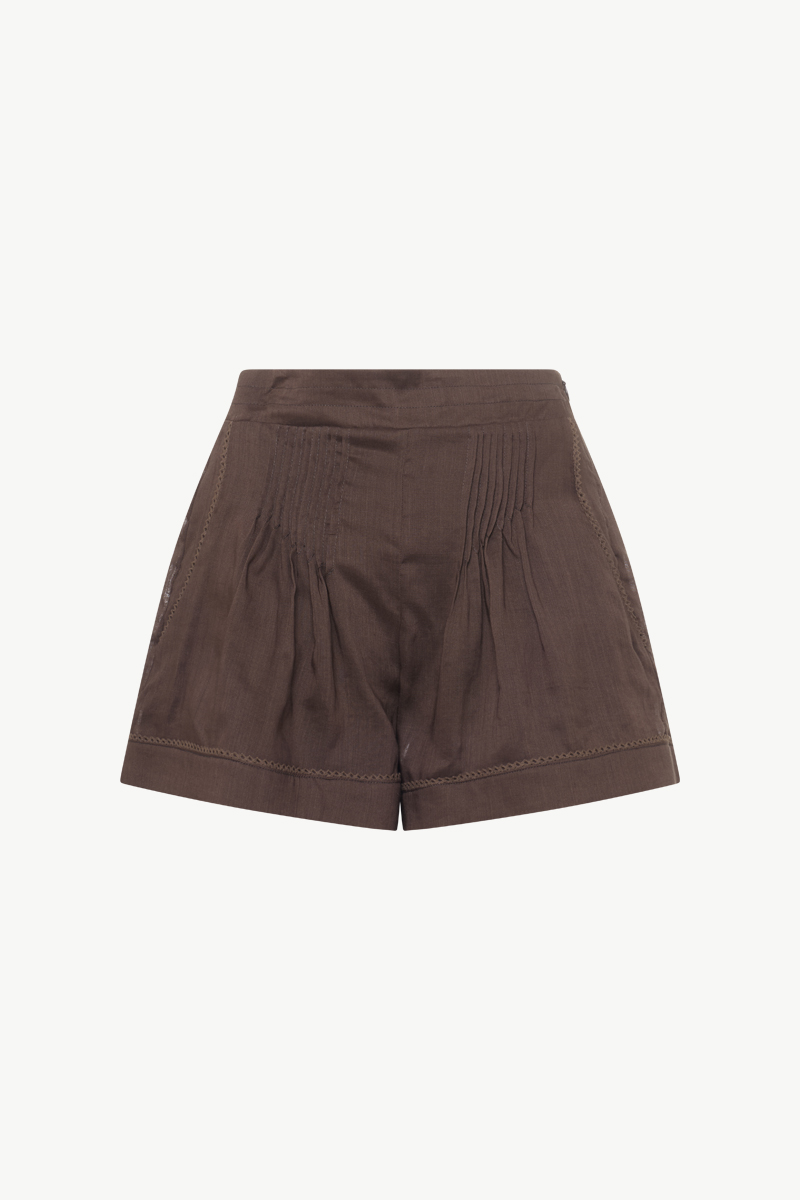 PLEATED SHORTS