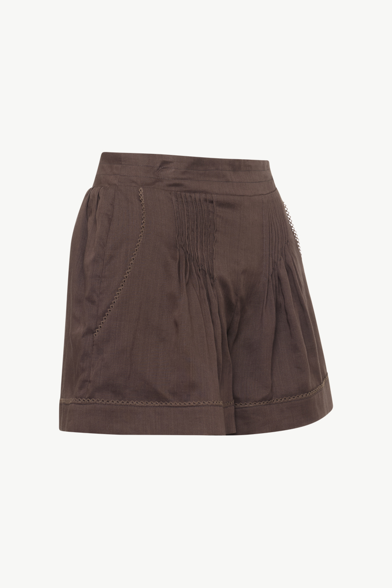 PLEATED SHORTS