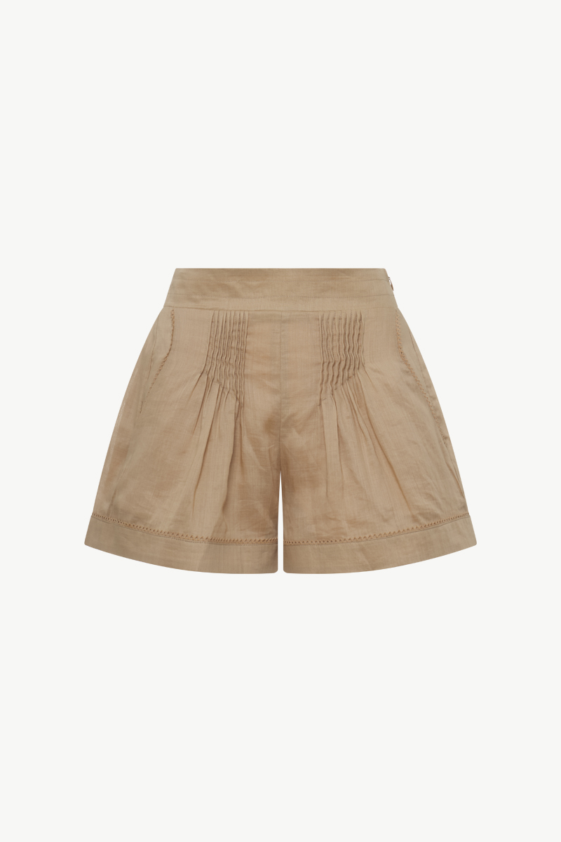 PLEATED SHORTS