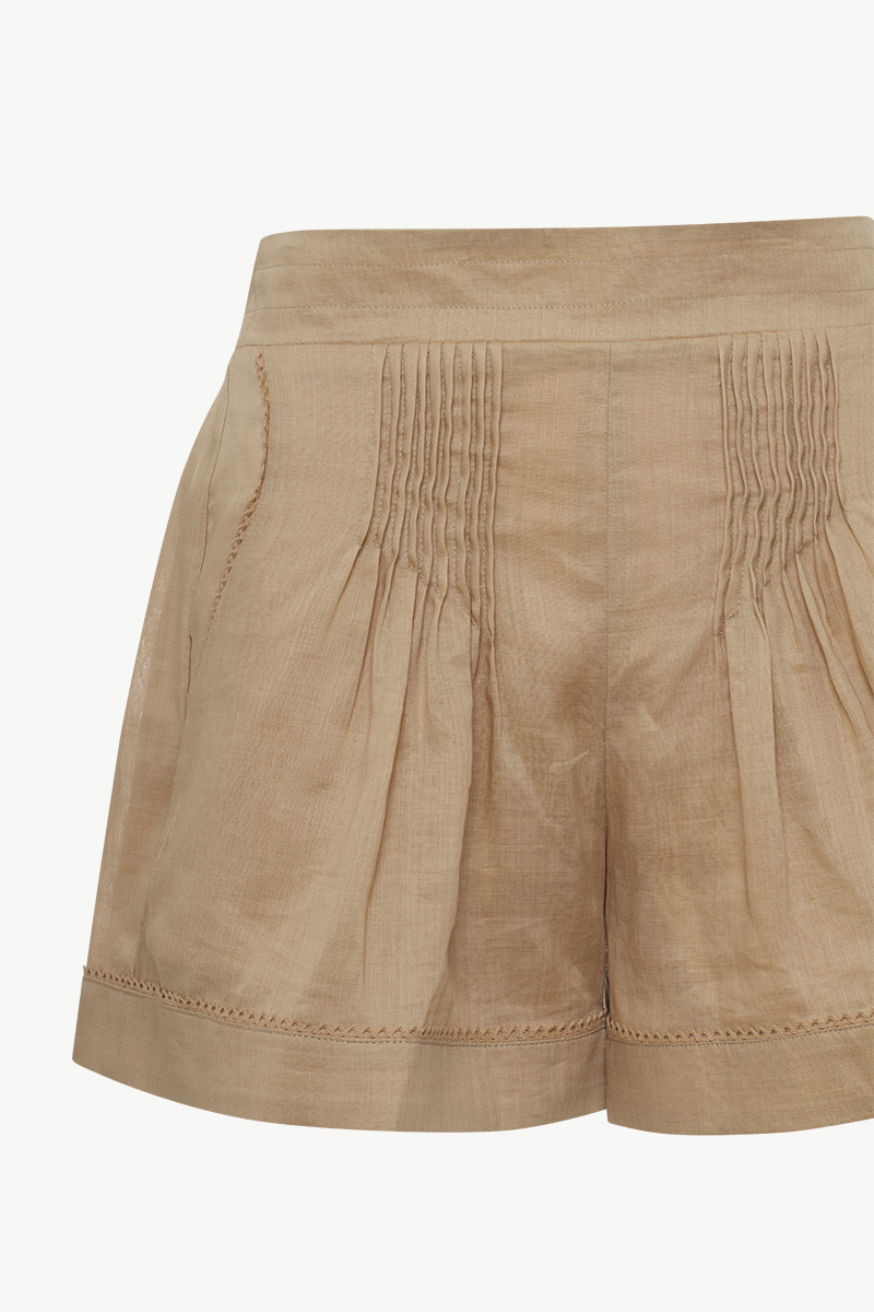 PLEATED SHORTS