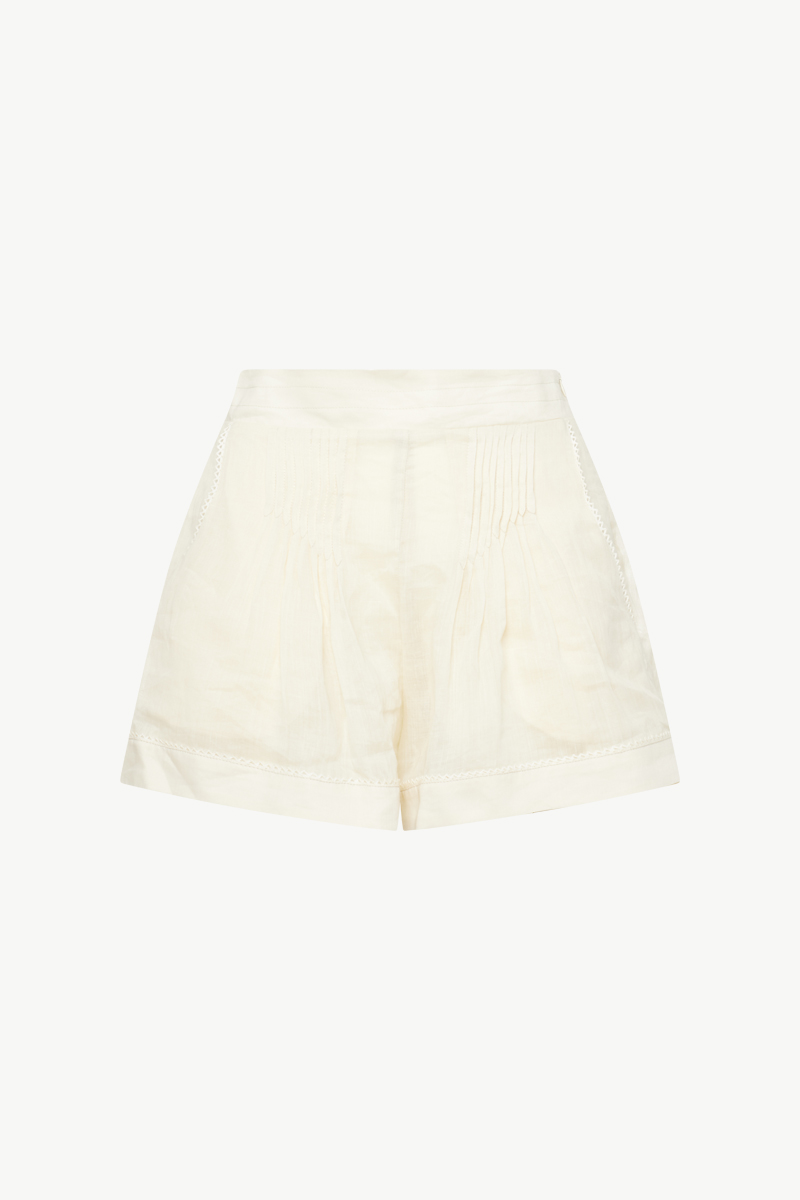PLEATED SHORTS
