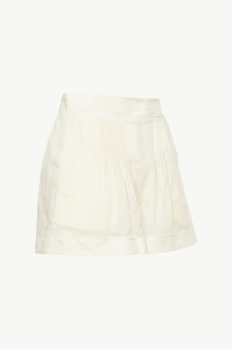 PLEATED SHORTS