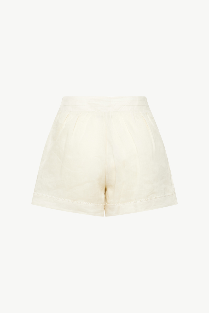 PLEATED SHORTS