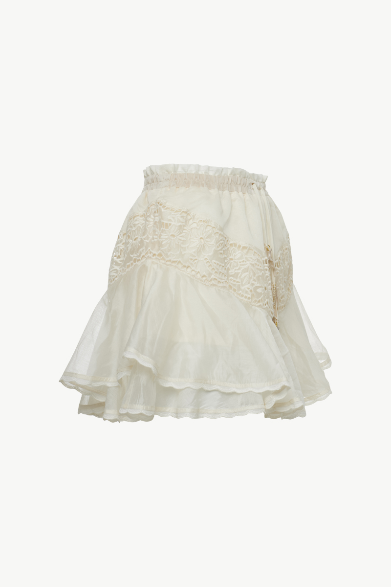 SKORT WITH RUFFLES