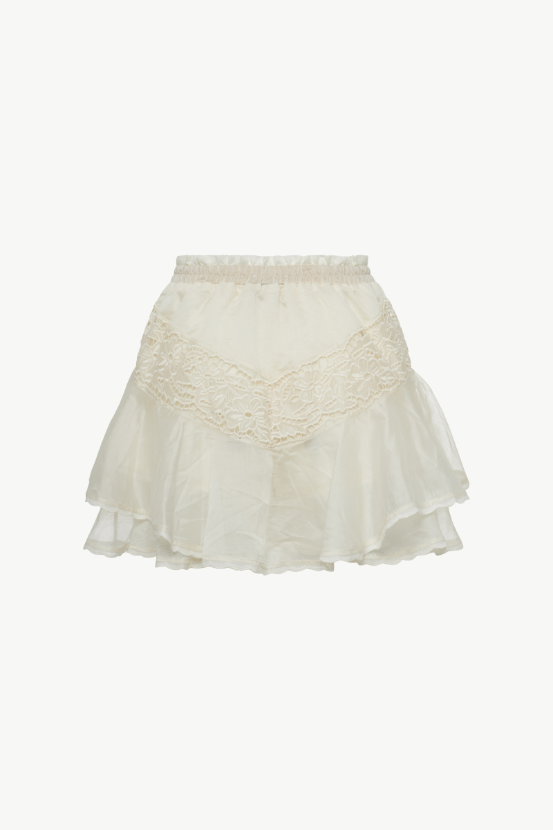 SKORT WITH RUFFLES