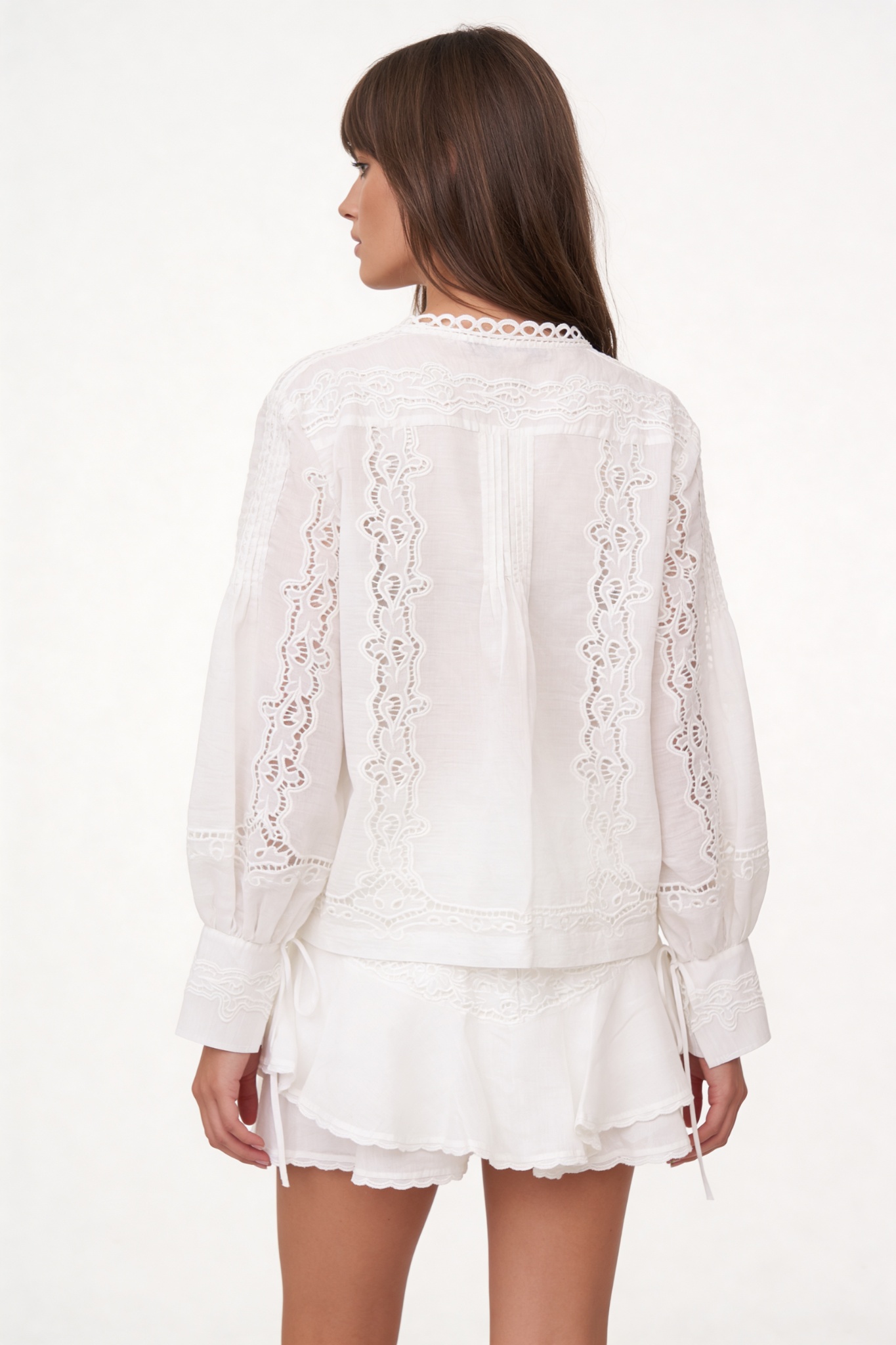 SKORT WITH RUFFLES
