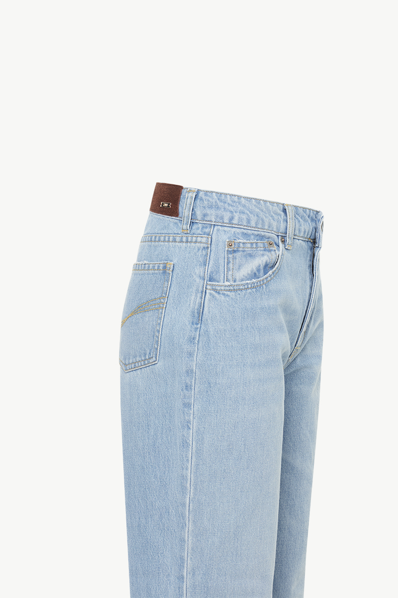 STRAIGHT-LEG JEANS