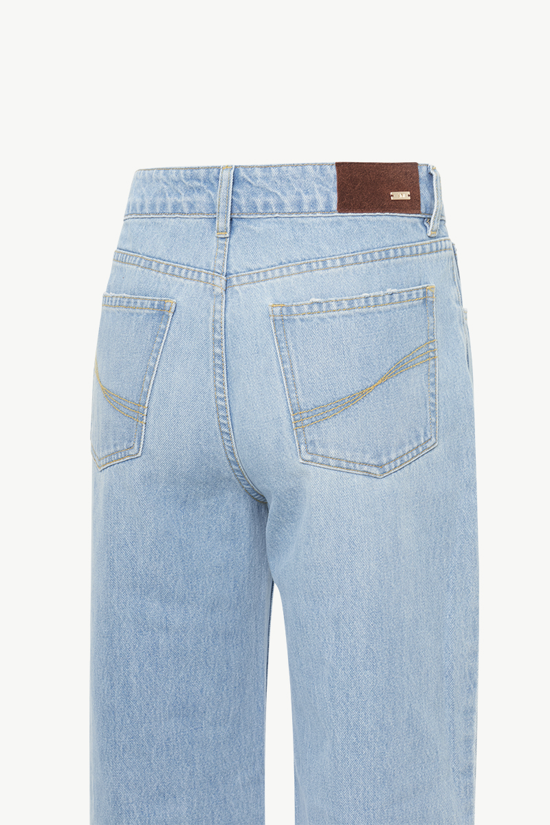 STRAIGHT-LEG JEANS