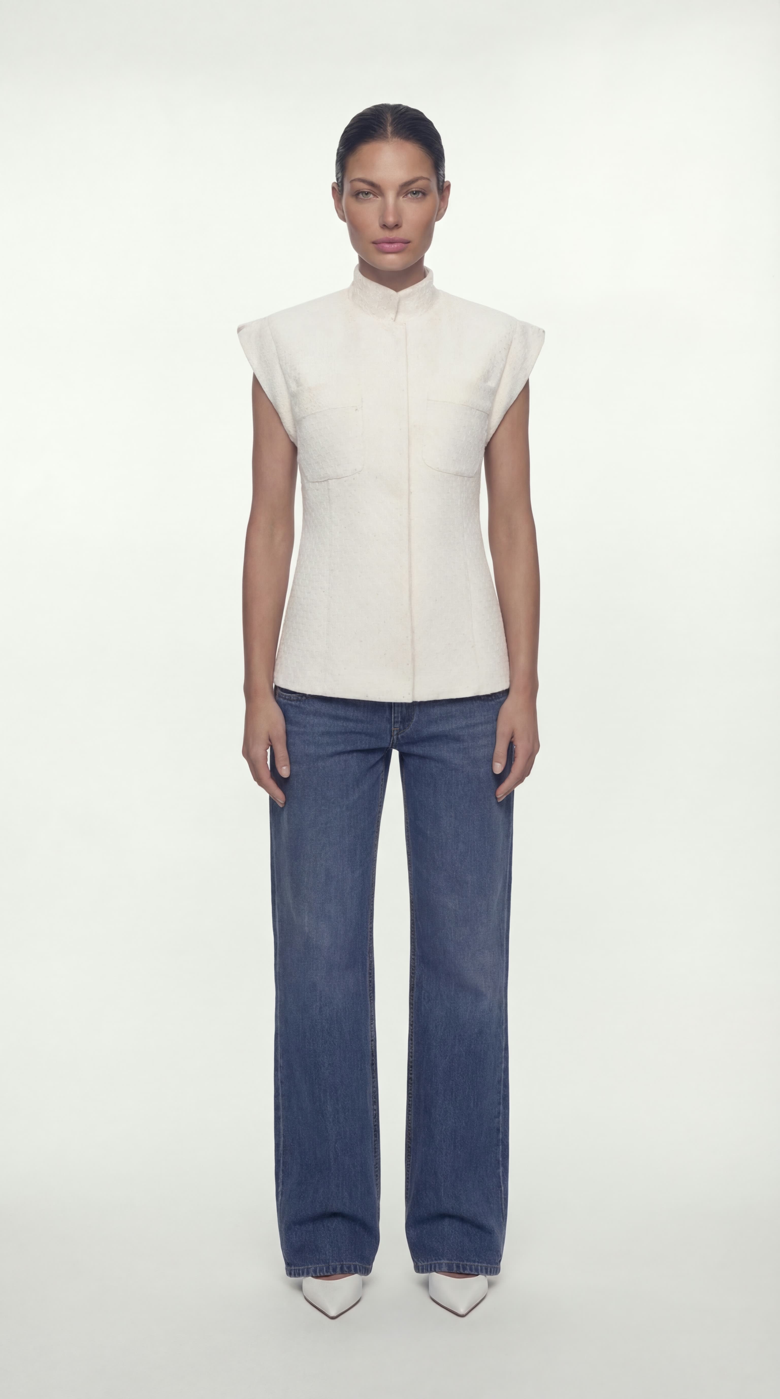 MID WAIST JEANS