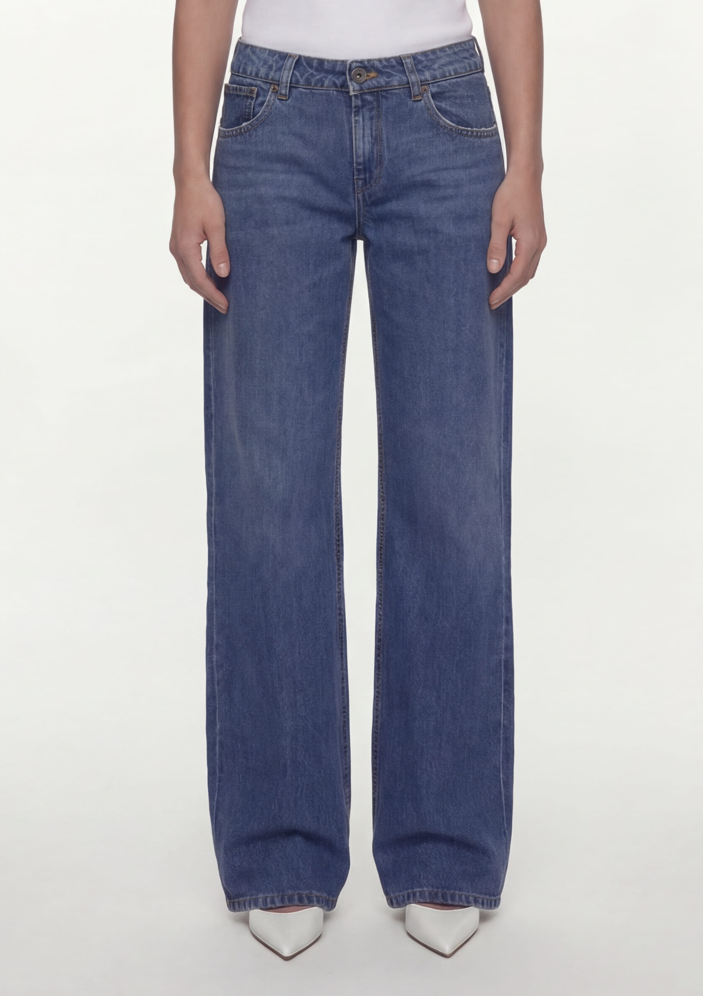 MID WAIST JEANS
