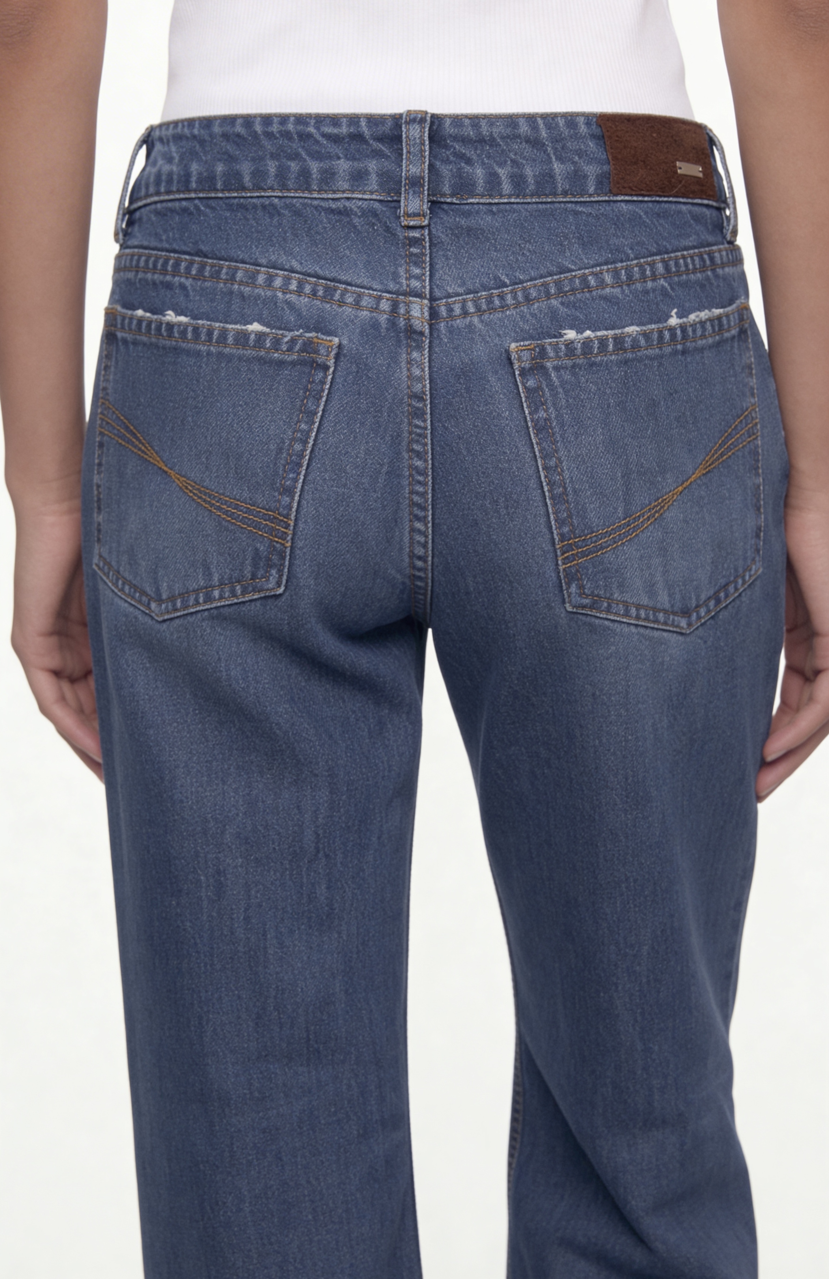 MID WAIST JEANS
