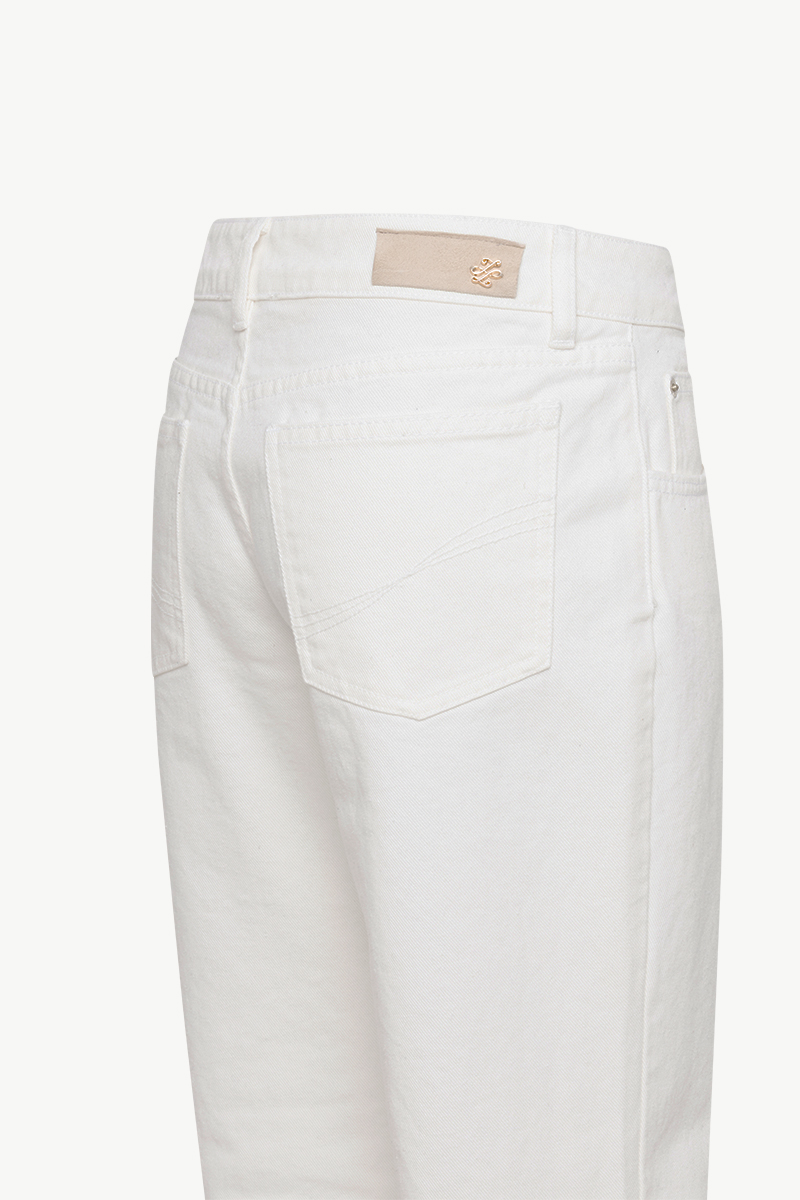 FLARED JEANS WITH LAPEL