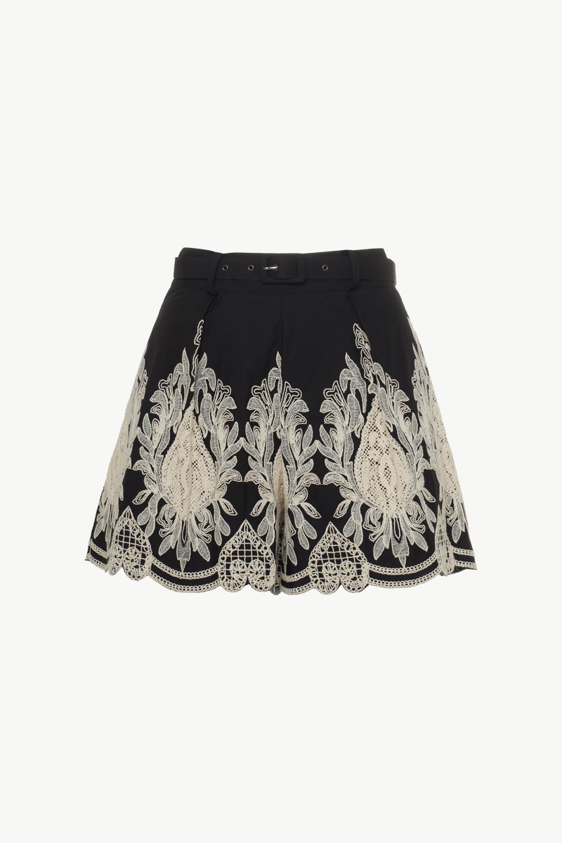 SHORTS WITH EMBROIDERY