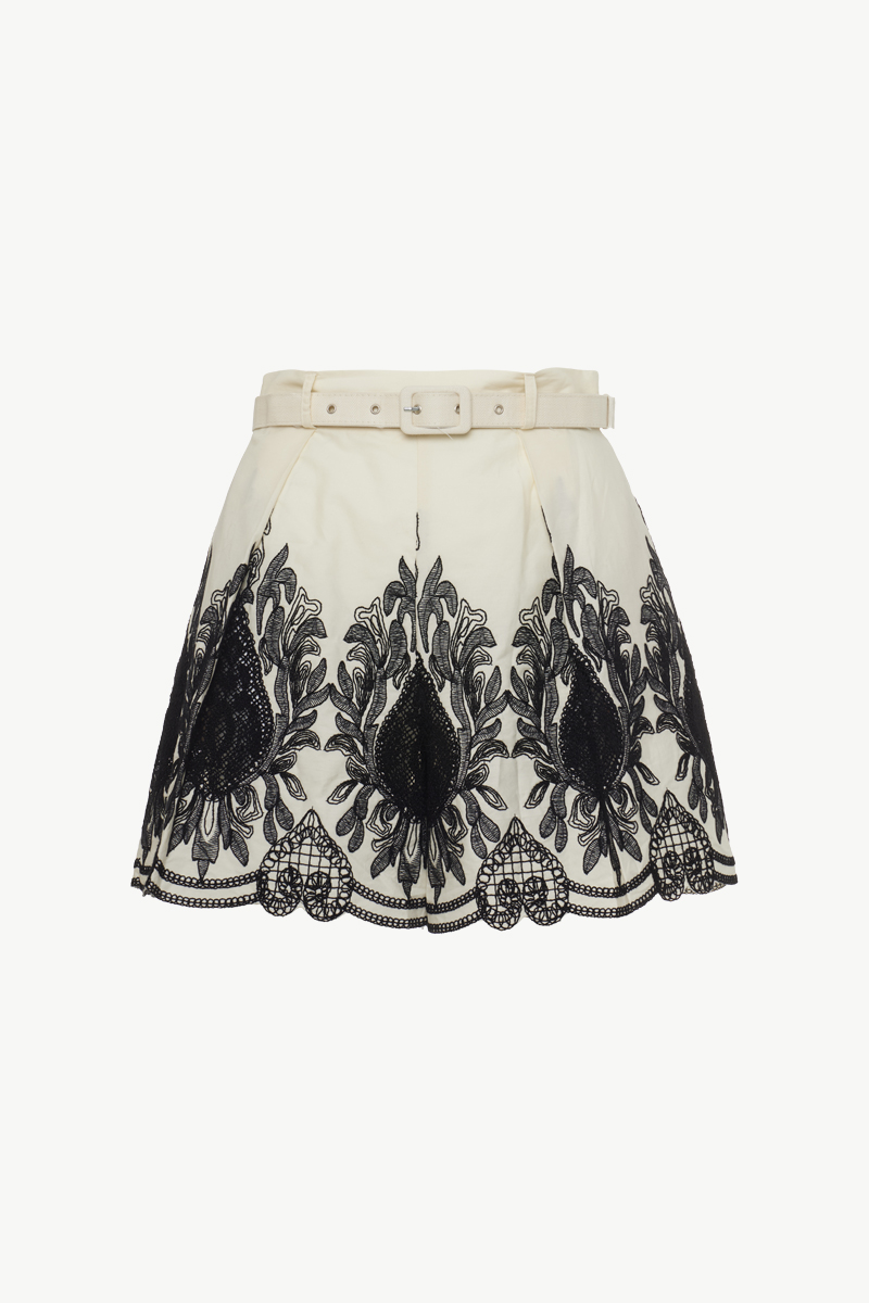 SHORTS WITH EMBROIDERY
