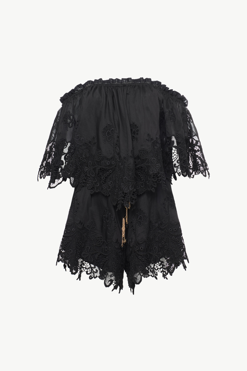 ΟΛΟΣΩΜΟ ΣΟΡΤΣ ΜΕ ΔΑΝΤΕΛΑ OFF-SHOULDER