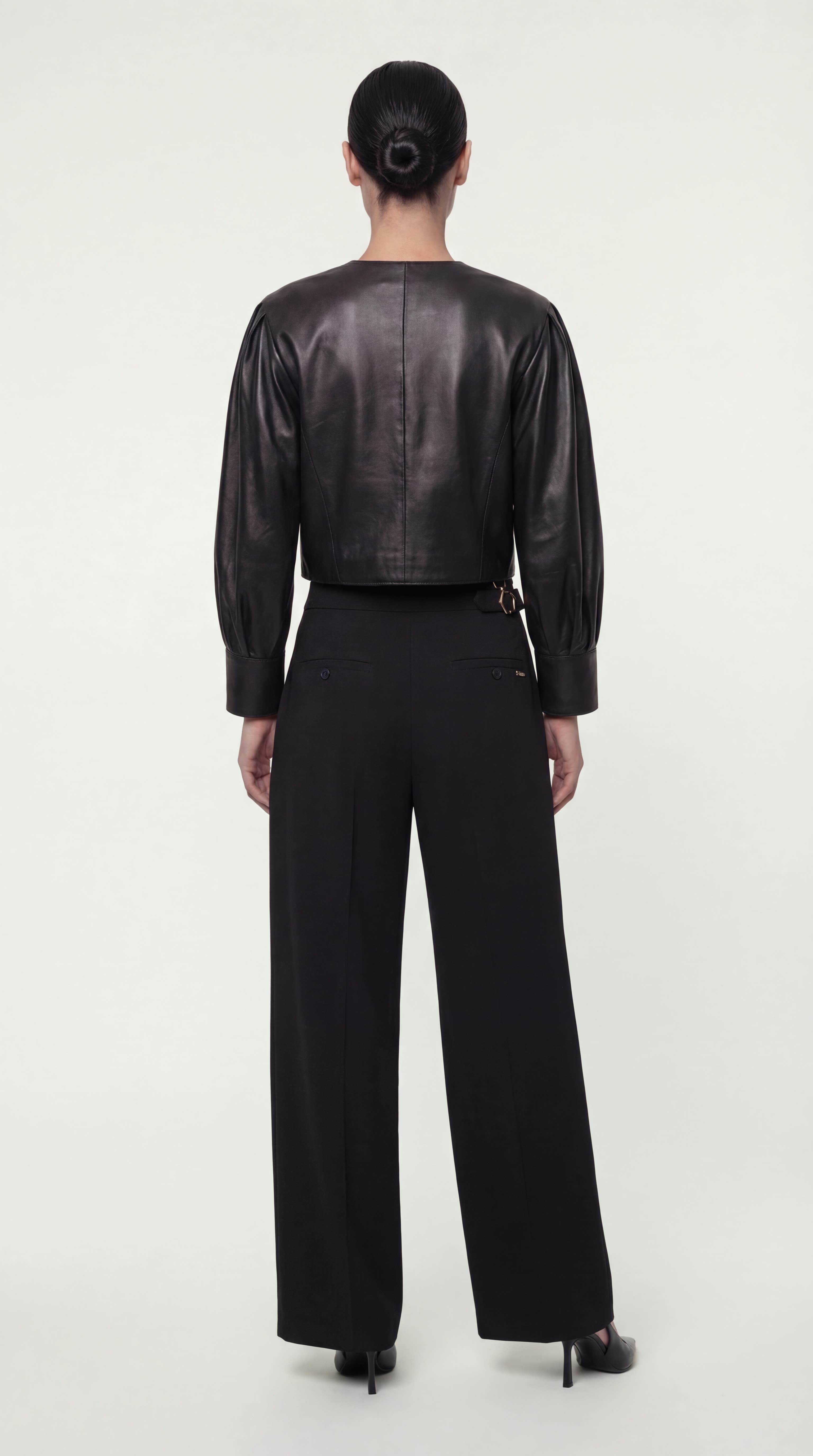 DOUBLE-PLEATED TROUSERS