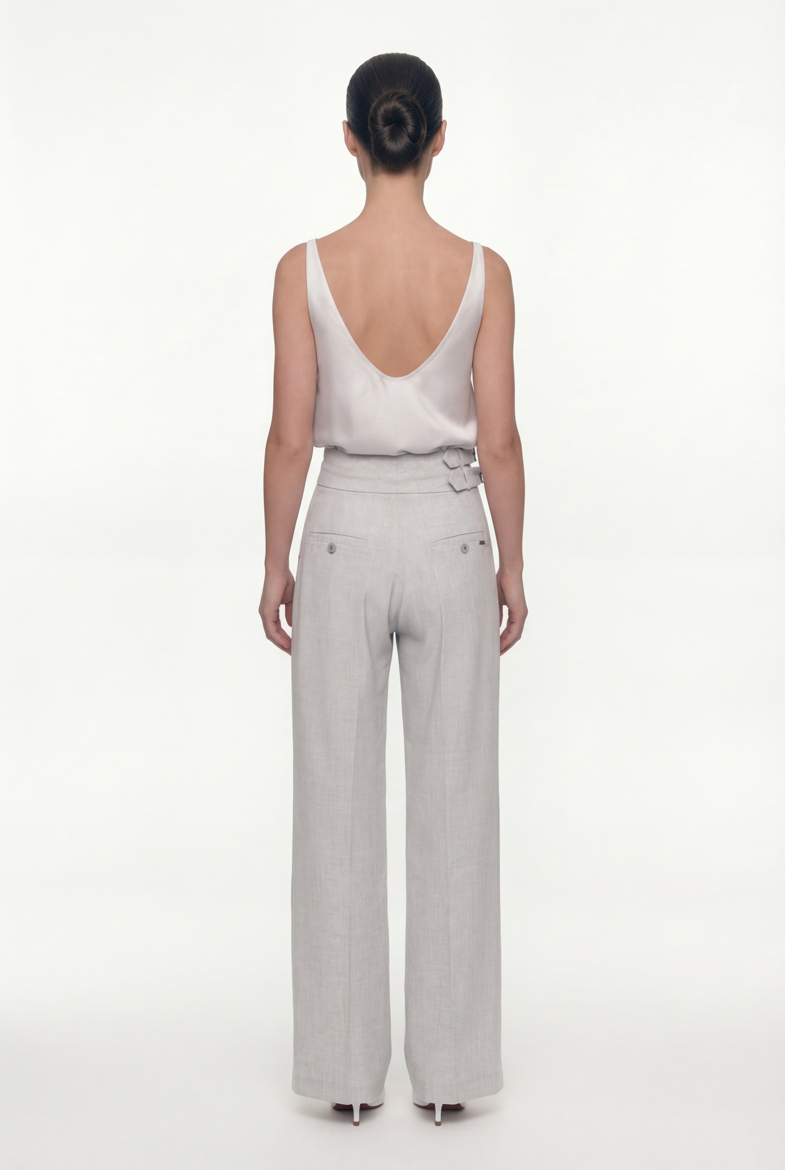 DOUBLE-PLEATED TROUSERS