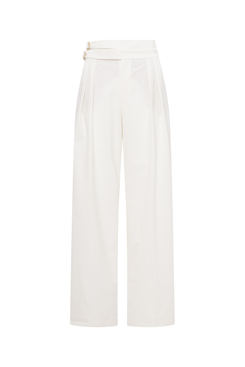 DOUBLE-PLEATED TROUSERS