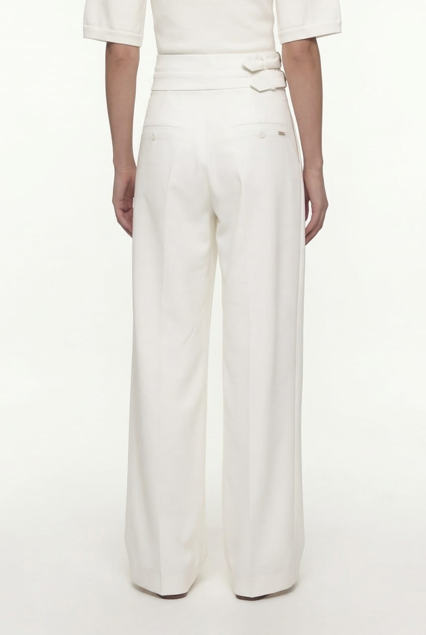 DOUBLE-PLEATED TROUSERS